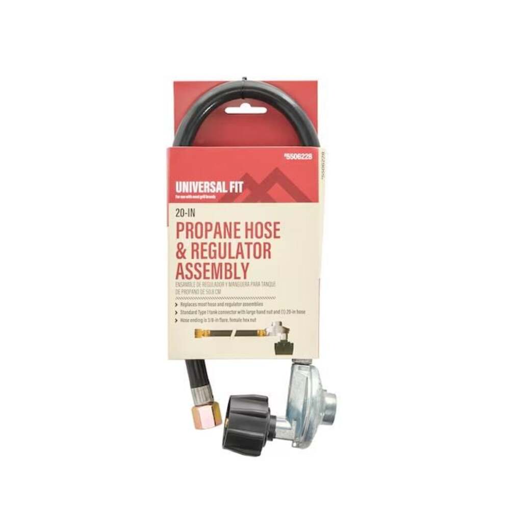 Master Forge 3/8-in Zinc Regulator with Hose 03039MF at Lowes.com